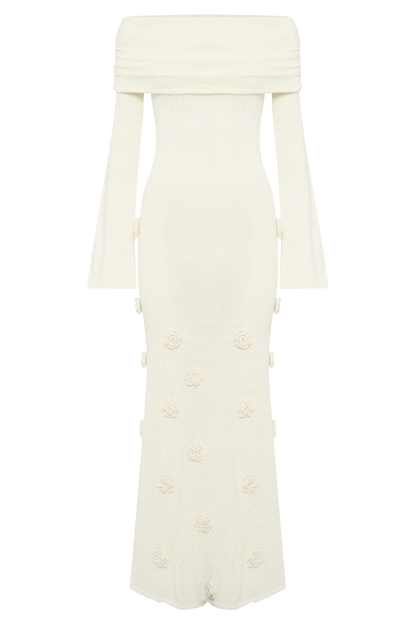 VICTORIA MAXI DRESS - IVORY